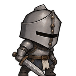 Polished knight enemy frame